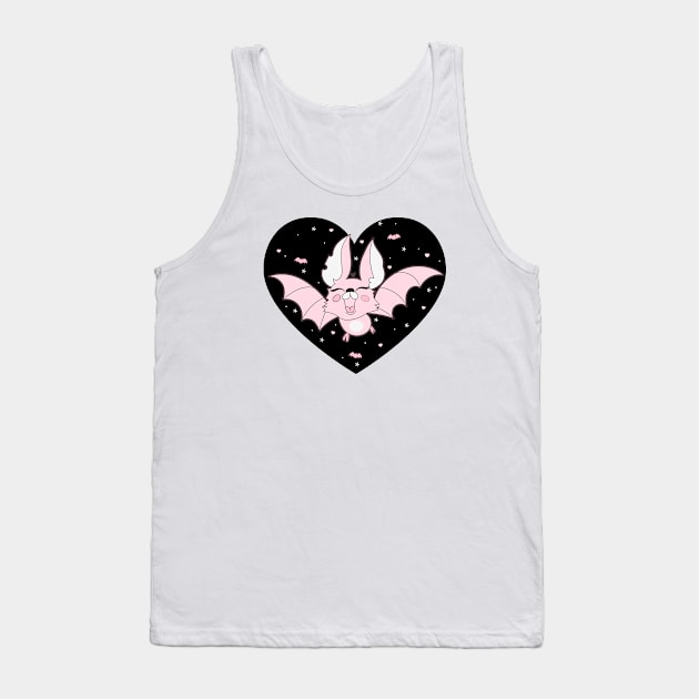 Cute Bat Tank Top by Rockadeadly